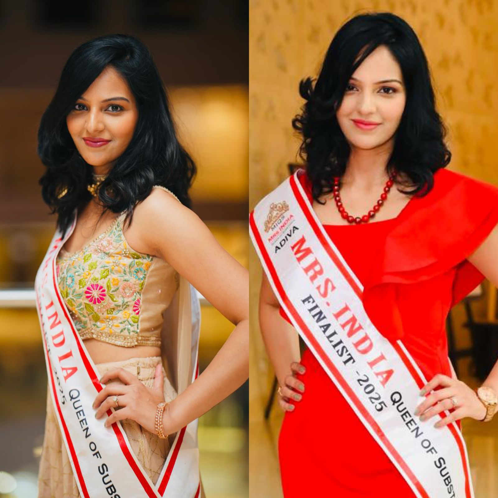 Shefali Rajpal Shipra Singh Wins ‘Face of West 2025’ at Mrs. India Queen of Substance ...