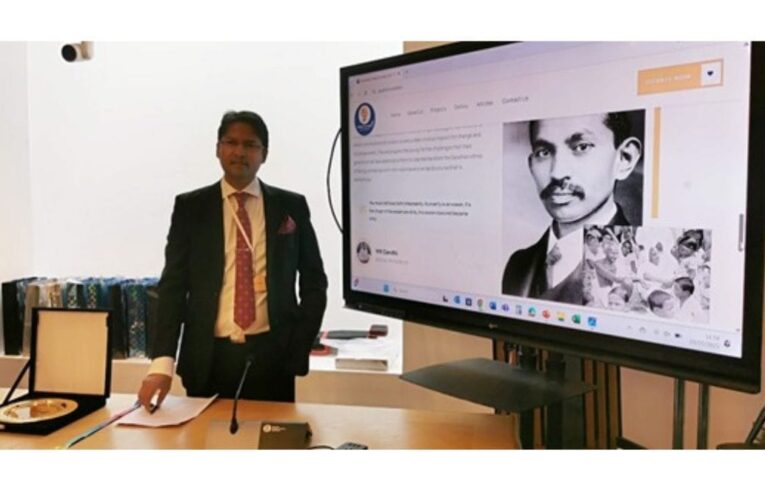 Gandhian Ethos Echoed in Scottish Parliament: Peace Society Celebrates Legacy and Progress