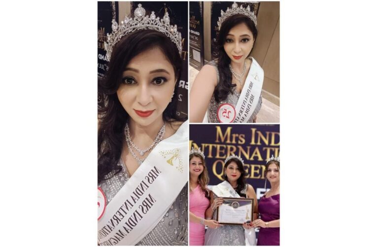 Odisha’s Manasi Dasmohapatra Wins ‘Mrs. Magnificent’ Title at Mrs. India International Queen 2025