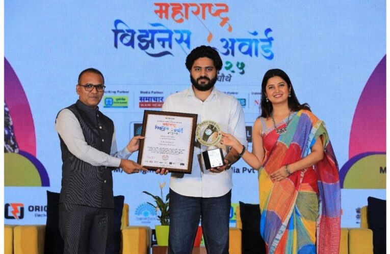 Mr. Shubham Arun Omase Honored as Entrepreneur of the Year at Maharashtra Business Awards 2025 for Outstanding Leadership at Origintech Electronics India Pvt. Ltd.