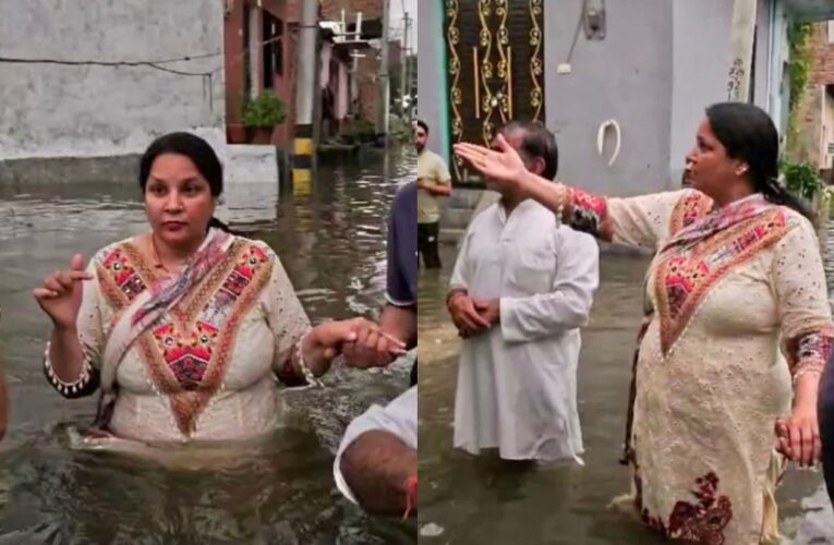 नीलम कृष्ण पहलवान ने किया नाले के टूटे हिस्से का निरीक्षण, दिया शीघ्र समाधान का आश्वासन