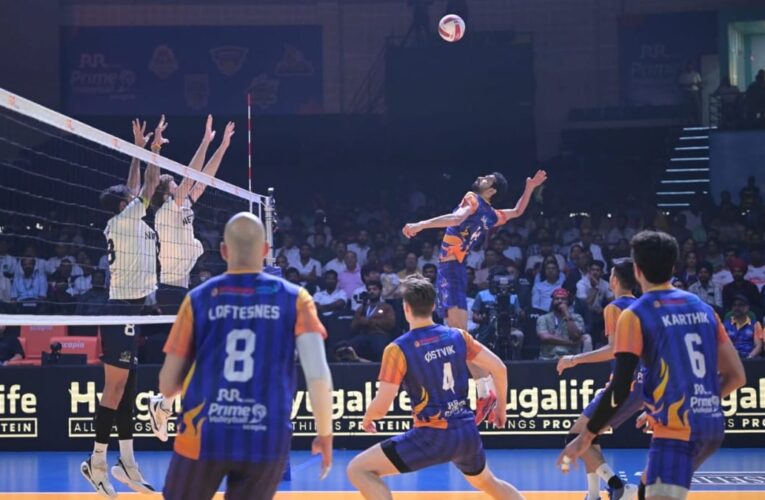 PVL 2025 Season 4 (Match 36): Mumbai Meteors storm into the final with a commanding victory over Goa Guardians