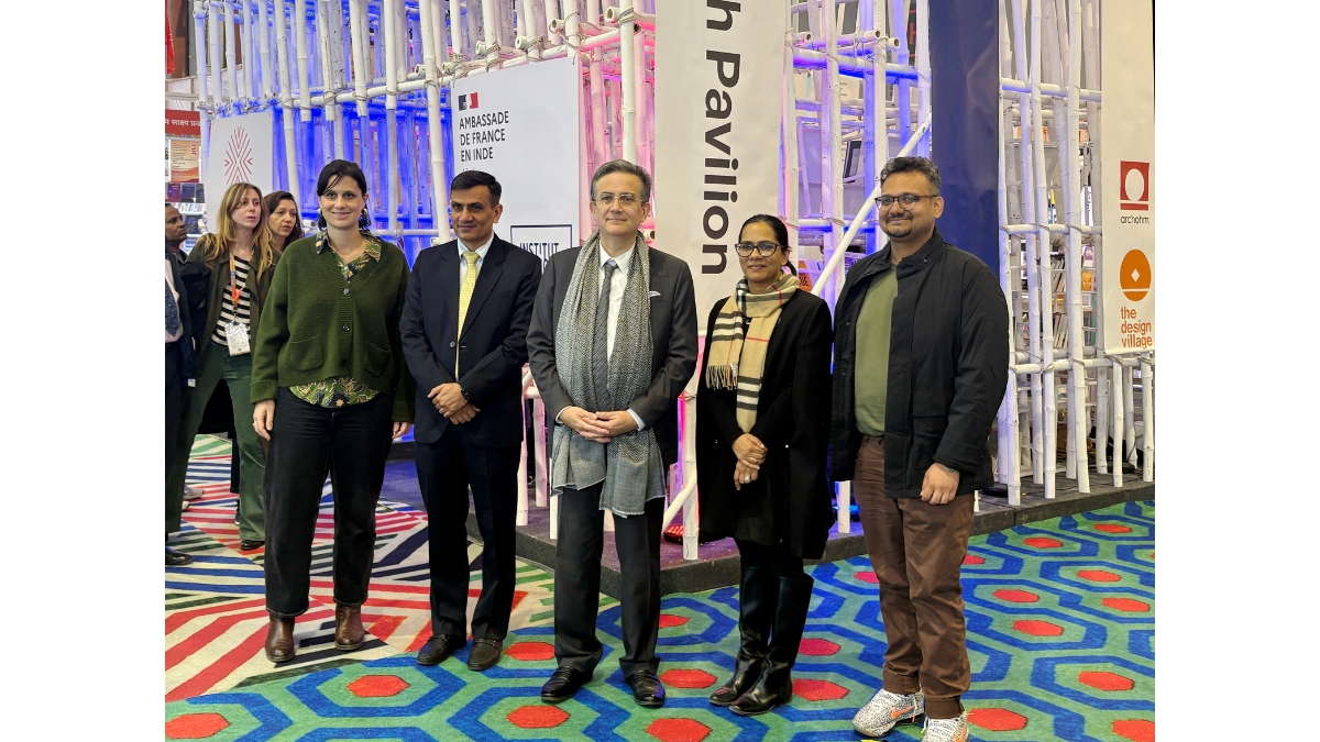 TDV and Archohm Designed French Pavilion for World Book Fair New Delhi 2026