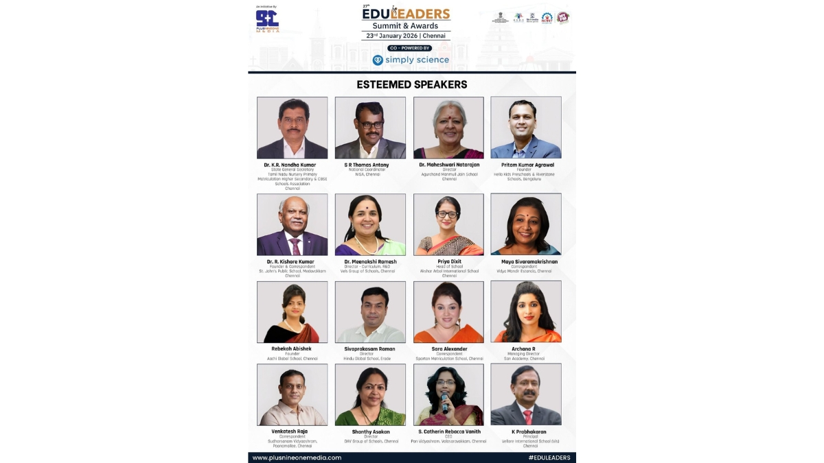 27th EDULEADERS Summit & Awards in Chennai to Spotlight Education Leadership Ahead of Union Budget 2026