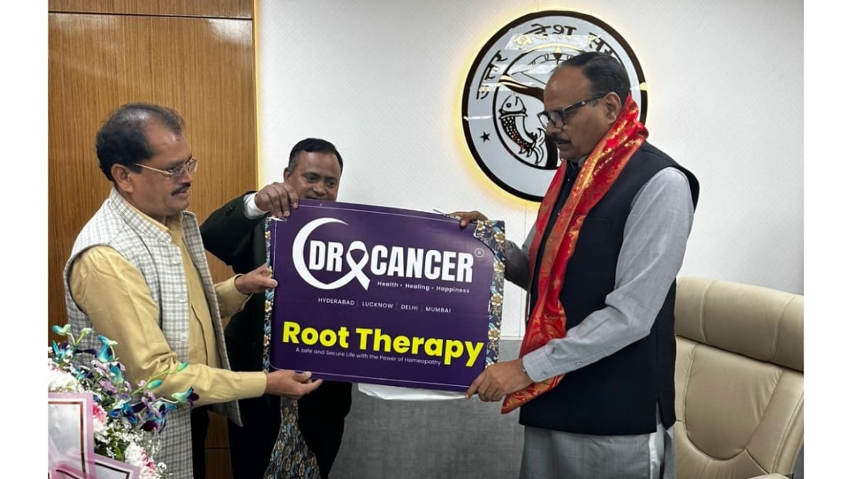 डिप्टी सीएम ब्रजेश पाठक ने लखनऊ में Dr. Cancer पहल का लोगो लॉन्च किया