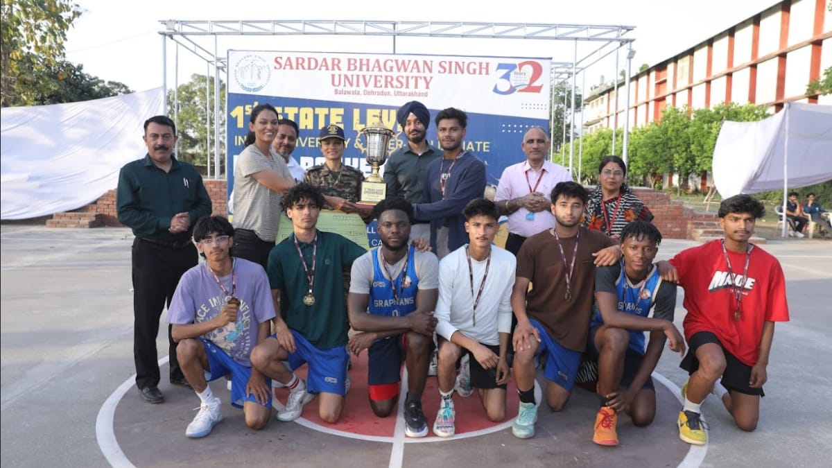 SBS University ने की State Basketball Tournament की मेजबानी
